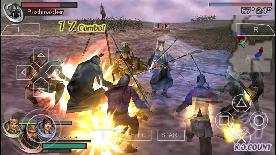 download game warriors orochi 3 psp